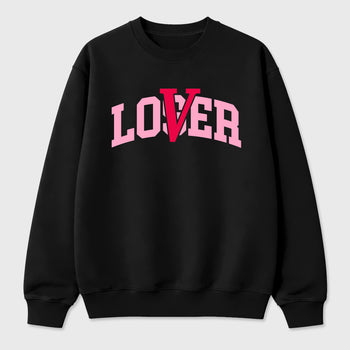 Varsity Loser Lover Graphic T-Shirt sneaker match tee designed for the Air Jordan 1 Travis Scott Tropical Pink, featuring coordinated color options for a perfect streetwear match. Black 2 shirt.