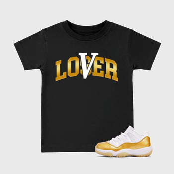 Sneaker match tees – Sneaker Tees To Match Air Jordan 11 Mother's Day Shoes – Varsity Loser Lover Kids T-Shirt Black 1