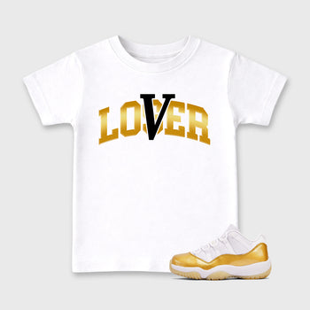 Sneaker match tees – Sneaker Tees To Match Air Jordan 11 Mother's Day Shoes – Varsity Loser Lover Kids T-Shirt White 1