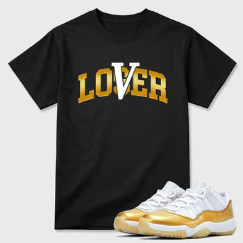 Sneaker match tees – Sneaker Tees To Match Air Jordan 11 Mother's Day Shoes – Varsity Loser Lover Tee Black 1