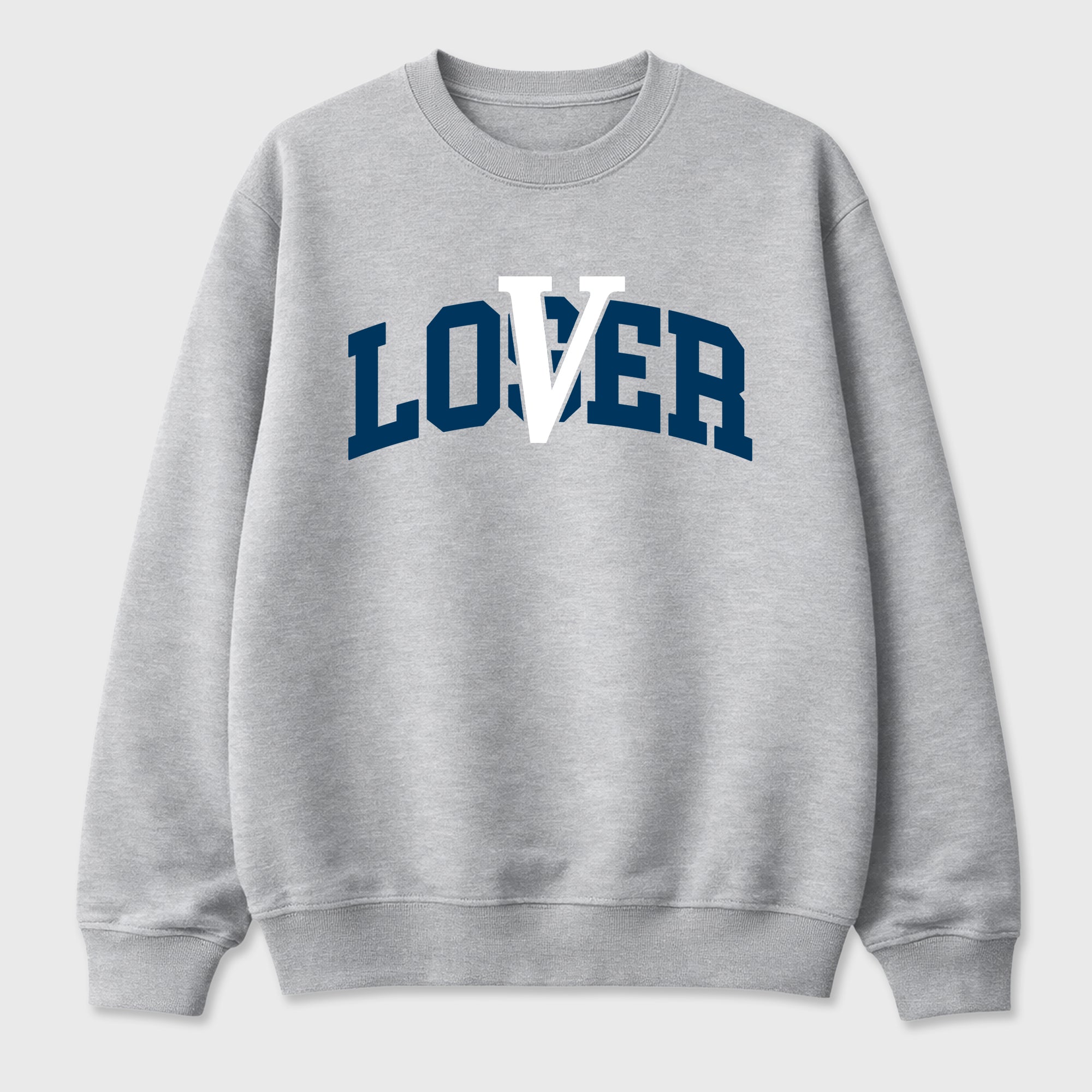 Varsity Loser Lover Graphic T-Shirt featuring original streetwear artwork designed to match the Air Jordan 13 Flint. Heather Grey 2 Graphic Tee.