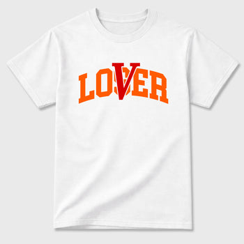Sneaker match tees – Sneaker Tees To Match Air Jordan 3 Orange Citrus Shoes – Varsity Loser Lover Tee White 2