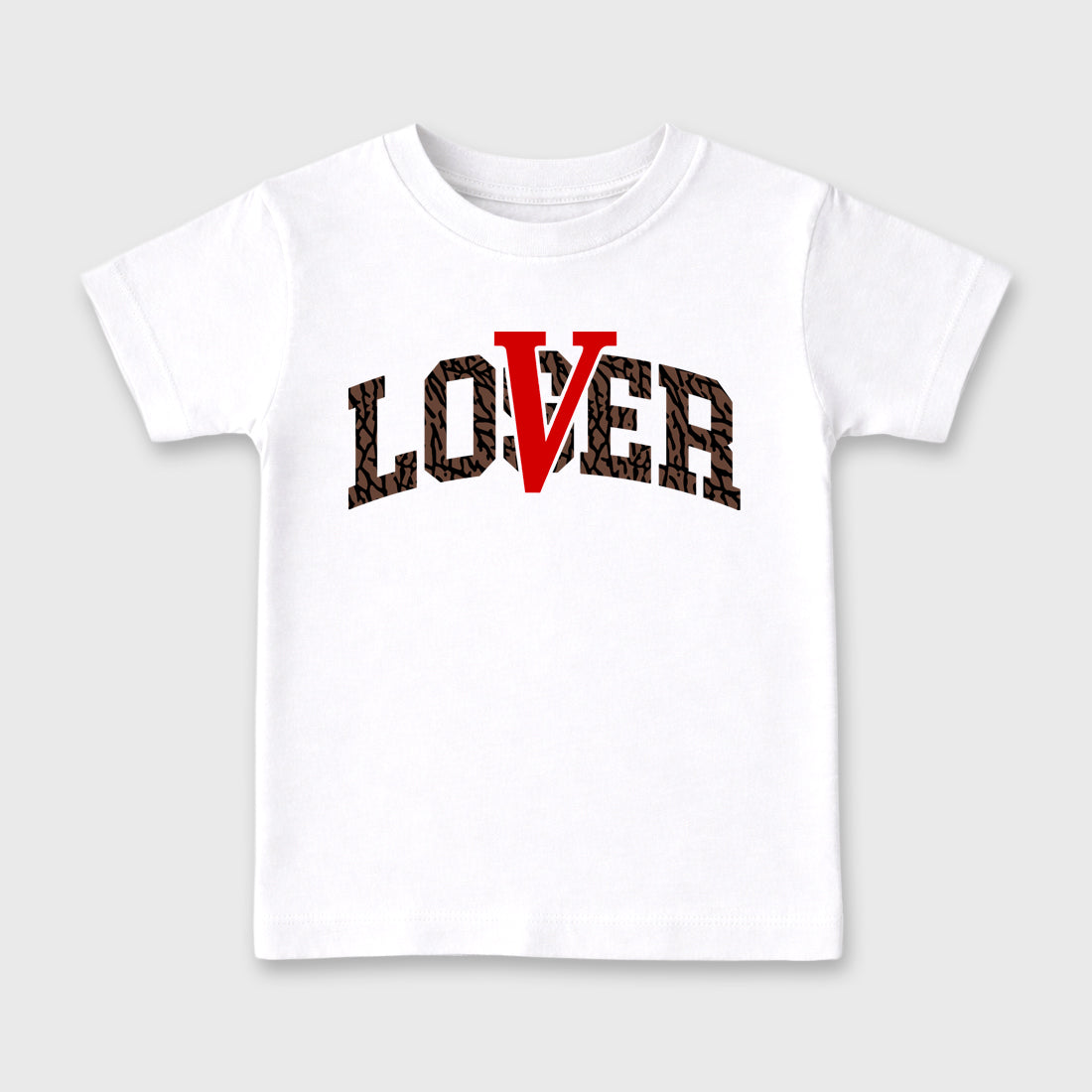 Sneakerfit Streetwear outfit, Sneaker Tees To Match Air Jordan 3 World's Best Dad – Varsity Loser Lover Graphic Kids Tee White 2
