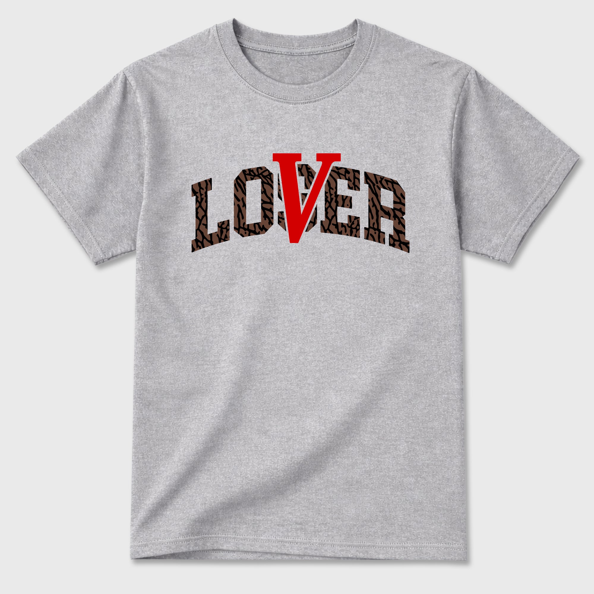 Sneakerfit Streetwear outfit, Sneaker Tees To Match Air Jordan 3 World's Best Dad – Varsity Loser Lover Graphic Tee Heather Grey 2