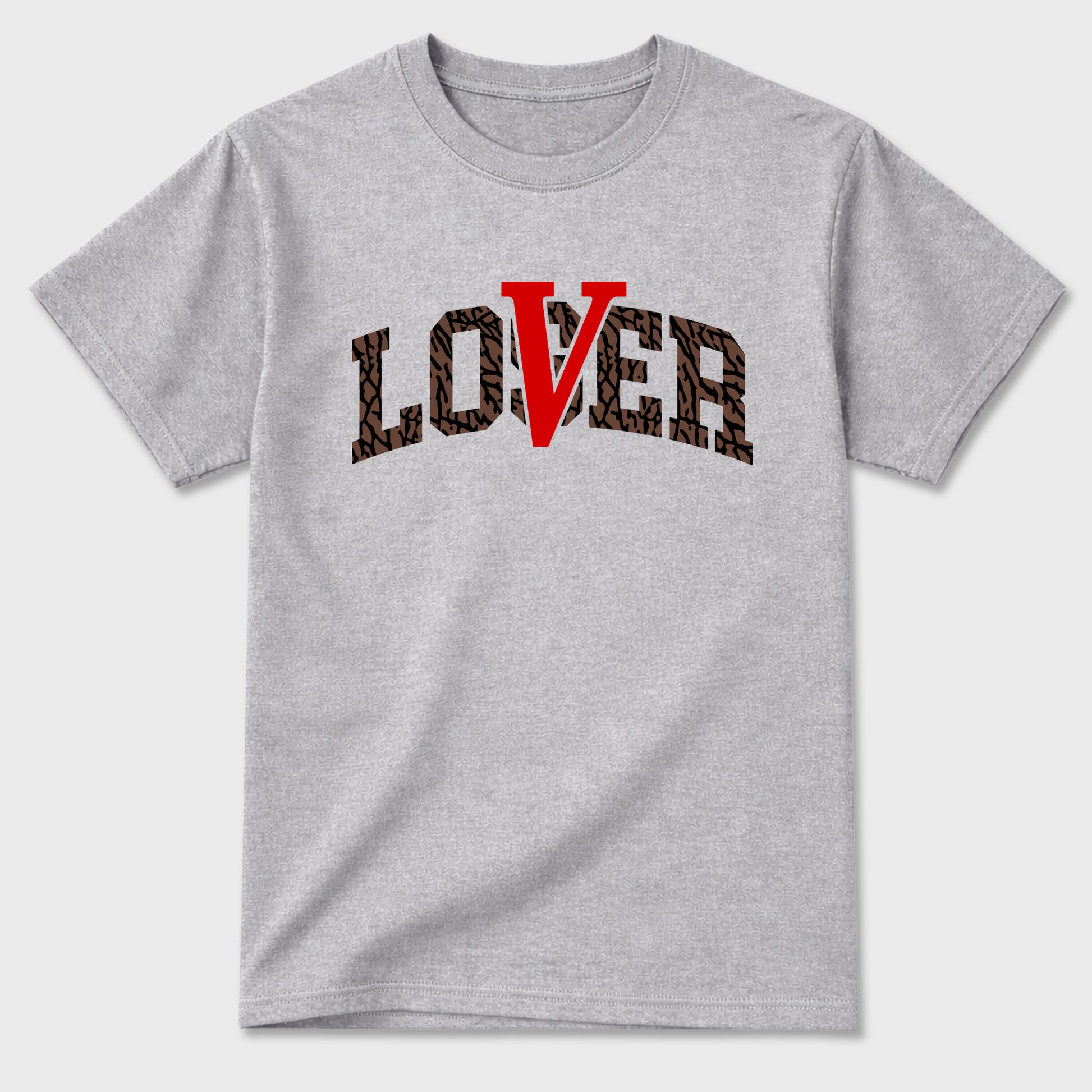 Sneakerfit Streetwear outfit, Sneaker Tees To Match Air Jordan 3 World's Best Dad – Varsity Loser Lover Graphic Tee Heather Grey 2