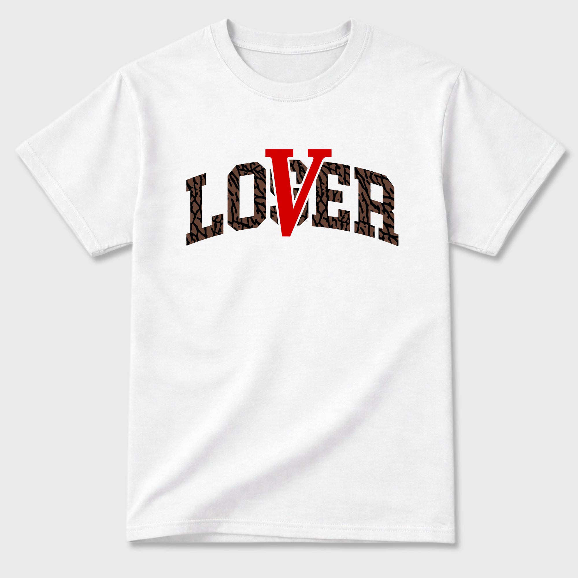 Sneakerfit Streetwear outfit, Sneaker Tees To Match Air Jordan 3 World's Best Dad – Varsity Loser Lover Graphic Tee White 2