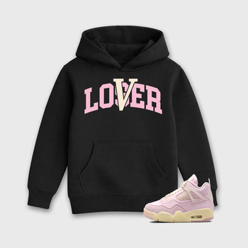 Sneaker match tees – Sneaker Tees To Match Air Jordan 4 Iced Carmine Shoes – Varsity Loser Lover Kids T-Shirt Black 1