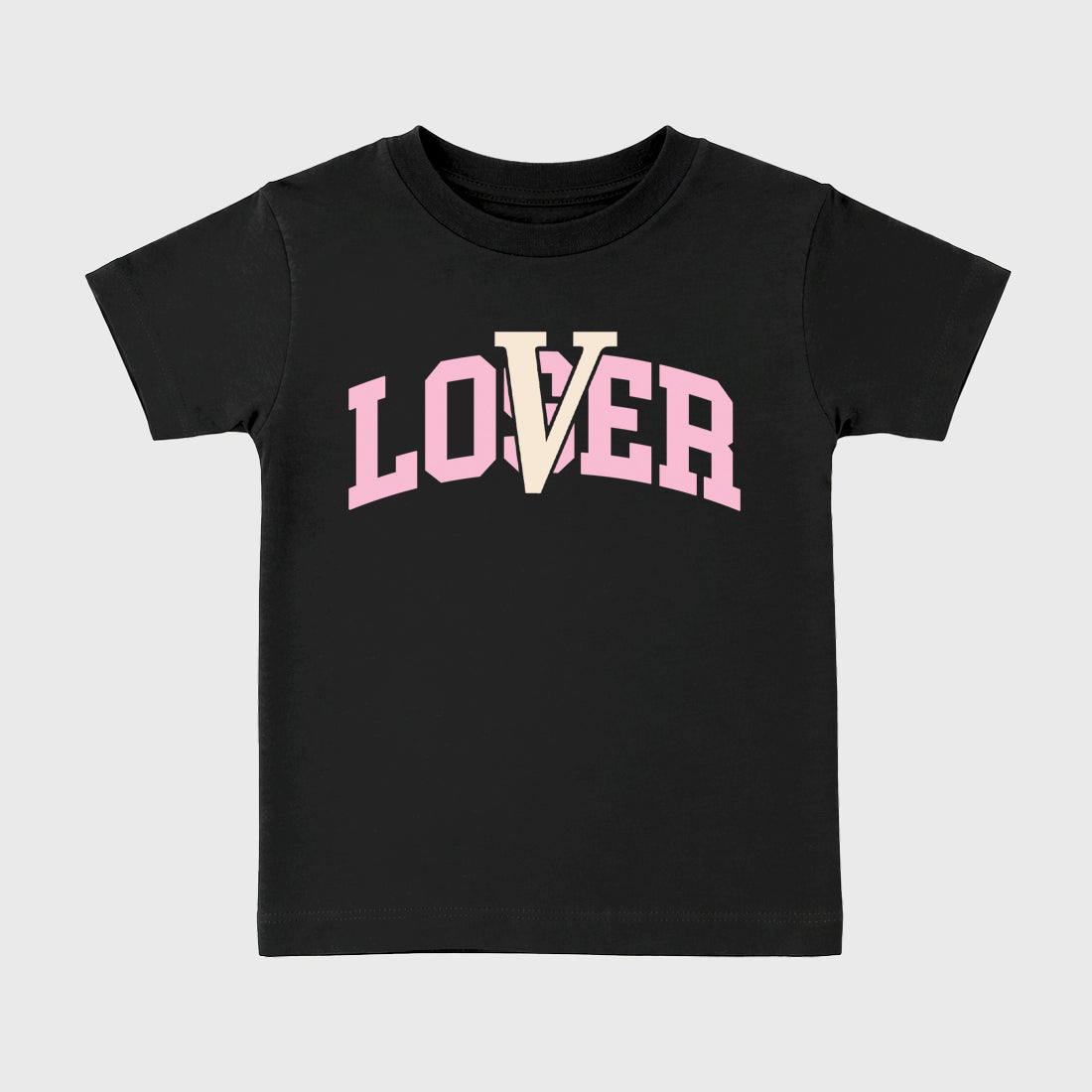 Sneaker match tees – Sneaker Tees To Match Air Jordan 4 Iced Carmine Shoes – Varsity Loser Lover Kids T-Shirt Black 2