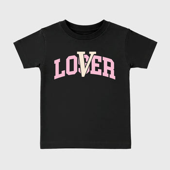 Sneaker match tees – Sneaker Tees To Match Air Jordan 4 Iced Carmine Shoes – Varsity Loser Lover Kids T-Shirt Black 2
