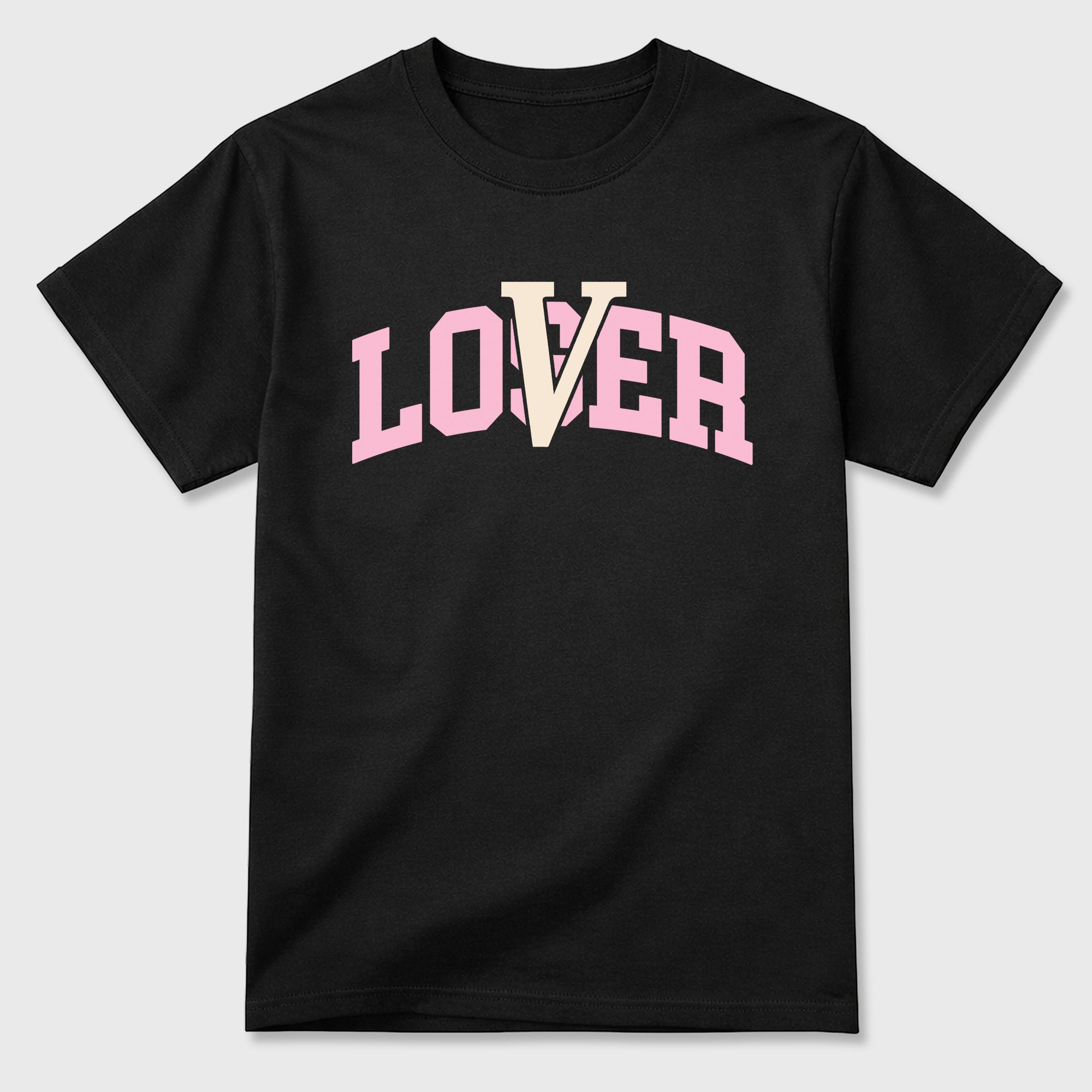 Sneaker match tees – Sneaker Tees To Match Air Jordan 4 Iced Carmine Shoes – Varsity Loser Lover Tee Black 2