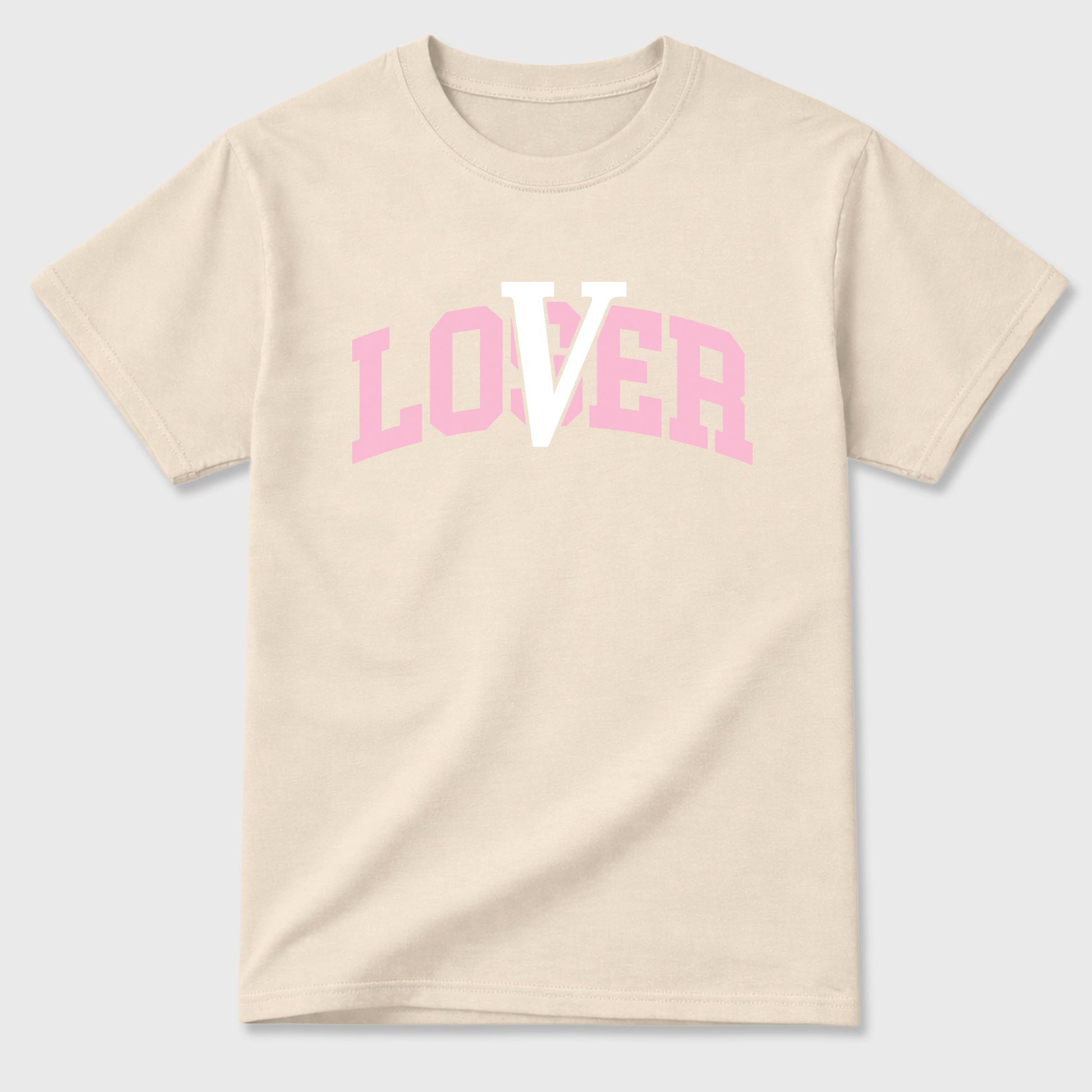 Sneaker match tees – Sneaker Tees To Match Air Jordan 4 Iced Carmine Shoes – Varsity Loser Lover Tee Natural 2
