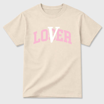 Sneaker match tees – Sneaker Tees To Match Air Jordan 4 Iced Carmine Shoes – Varsity Loser Lover Tee Natural 2