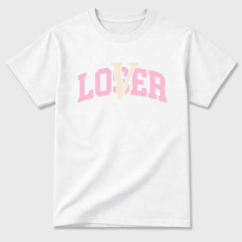 Sneaker match tees – Sneaker Tees To Match Air Jordan 4 Iced Carmine Shoes – Varsity Loser Lover Tee White 2