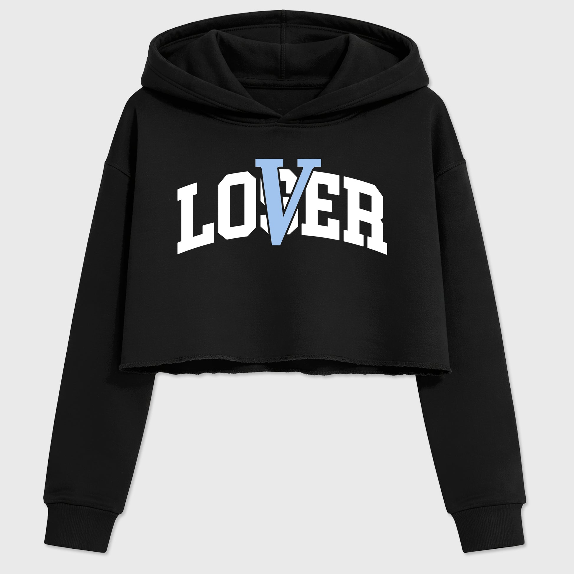Sneaker match tees – Sneaker Tees To Match Air Jordan 5 White Metallic Shoes – Varsity Loser Lover Crop T-Shirt Black 2
