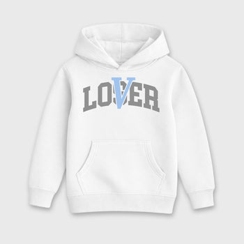 Sneaker match tees – Sneaker Tees To Match Air Jordan 5 White Metallic Shoes – Varsity Loser Lover Kids T-Shirt White 2