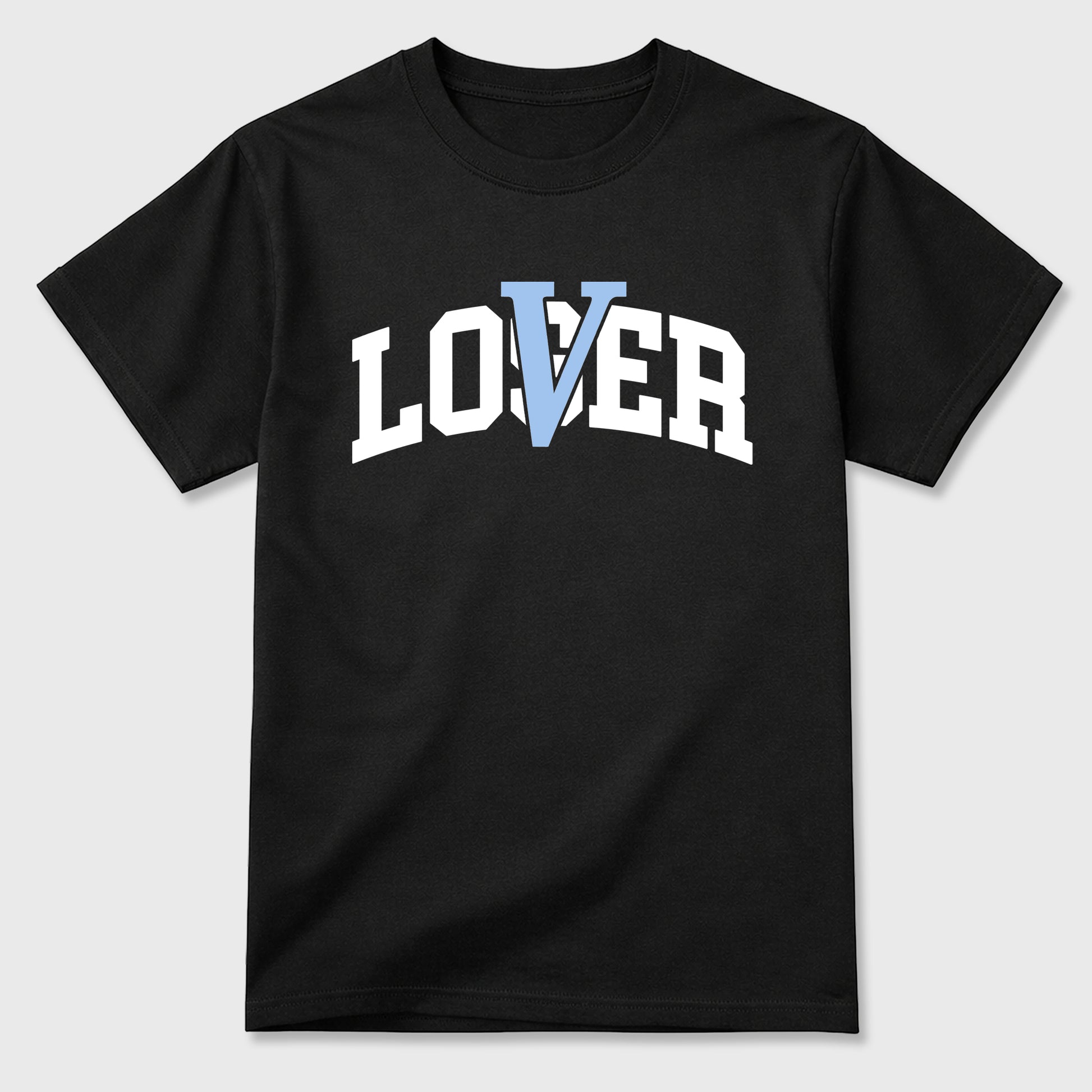 Sneaker match tees – Sneaker Tees To Match Air Jordan 5 White Metallic Shoes – Varsity Loser Lover Tee Black 2