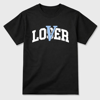 Sneaker match tees – Sneaker Tees To Match Air Jordan 5 White Metallic Shoes – Varsity Loser Lover Tee Black 2