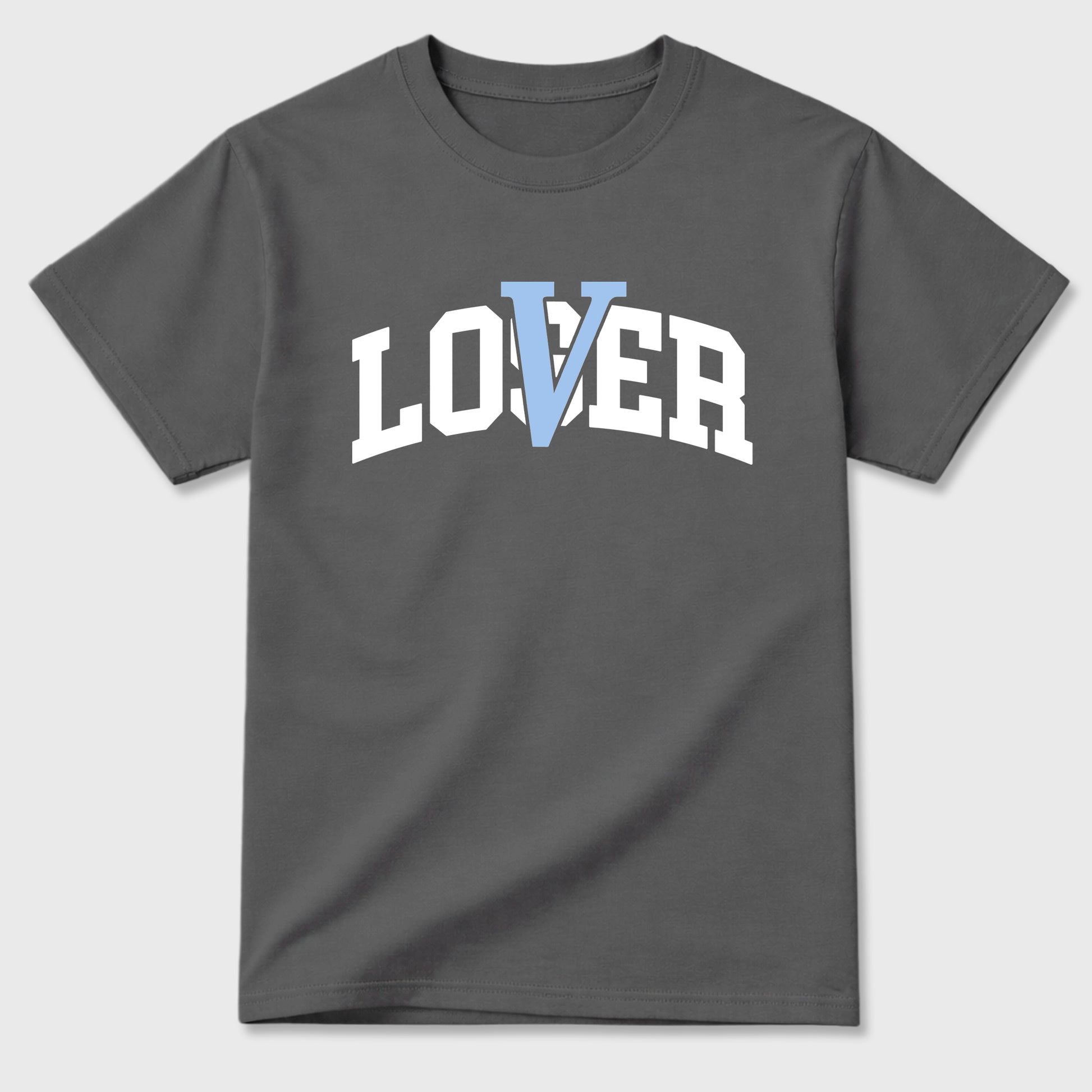 Sneaker match tees – Sneaker Tees To Match Air Jordan 5 White Metallic Shoes – Varsity Loser Lover Tee Cool Grey 2