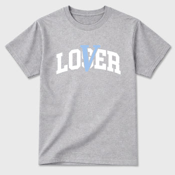 Sneaker match tees – Sneaker Tees To Match Air Jordan 5 White Metallic Shoes – Varsity Loser Lover Tee Heather Grey 2