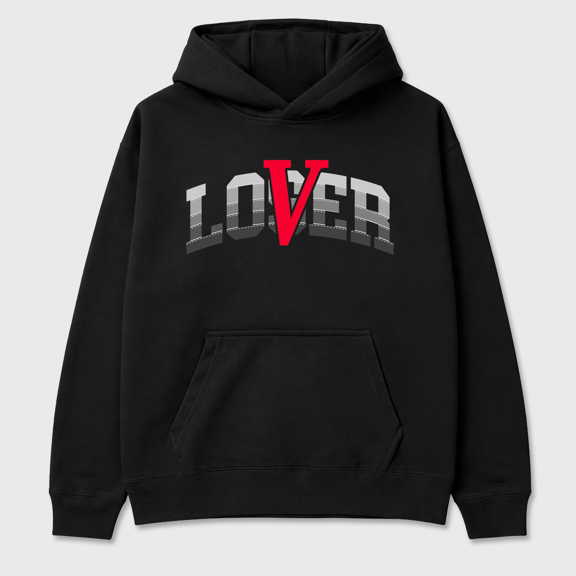 Varsity Loser Lover Graphic T-Shirt featuring original streetwear artwork designed to match the Air Max 95 Reverse Solar Red. Black 2 Graphic Tee.