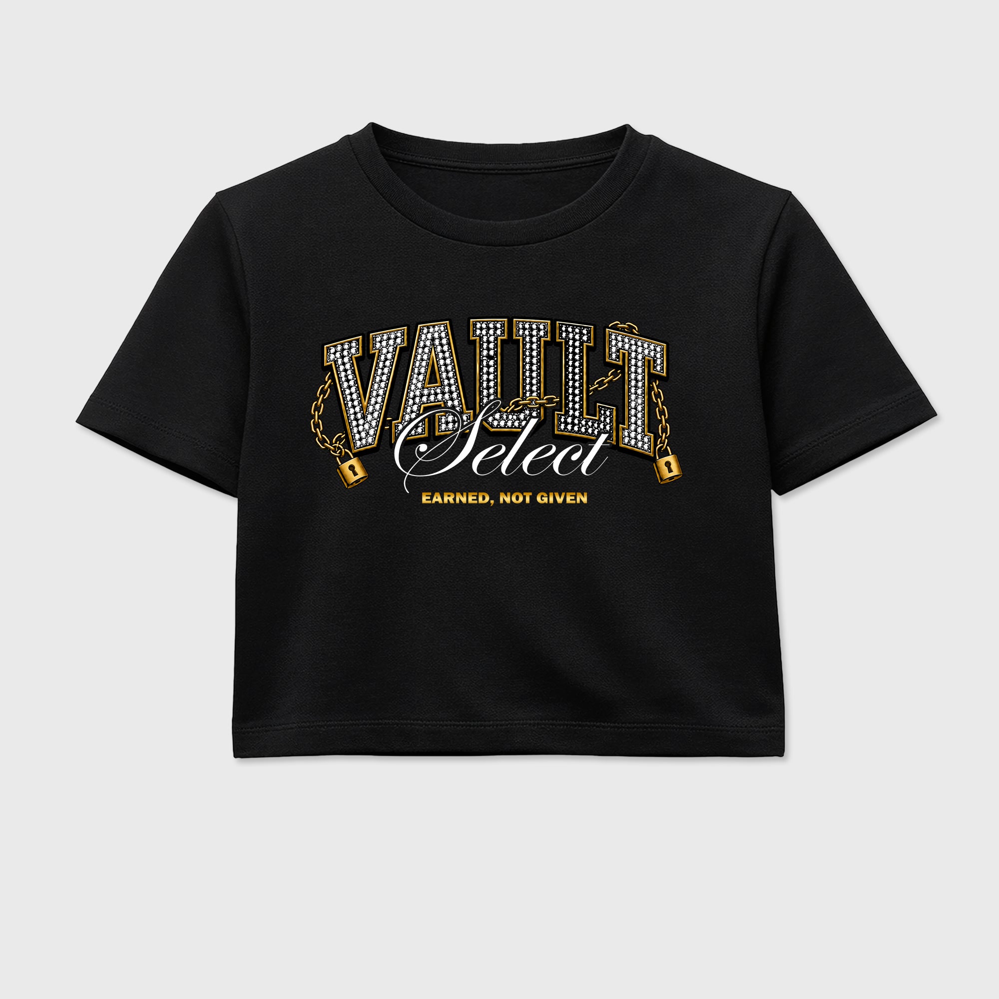 Vault women’s crop tee designed to match the Air Max 90 Trophies, featuring coordinated Black 2 options for a perfect streetwear vibe.