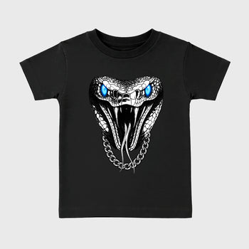 Sneaker match tees – Sneaker Tees To Match Air Jordan 11 University Blue Shoes – Venom Chain Kids T-Shirt Black 2