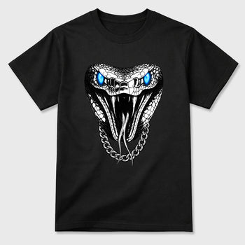 Sneaker match tees – Sneaker Tees To Match Air Jordan 11 University Blue Shoes – Venom Chain Tee Black 2