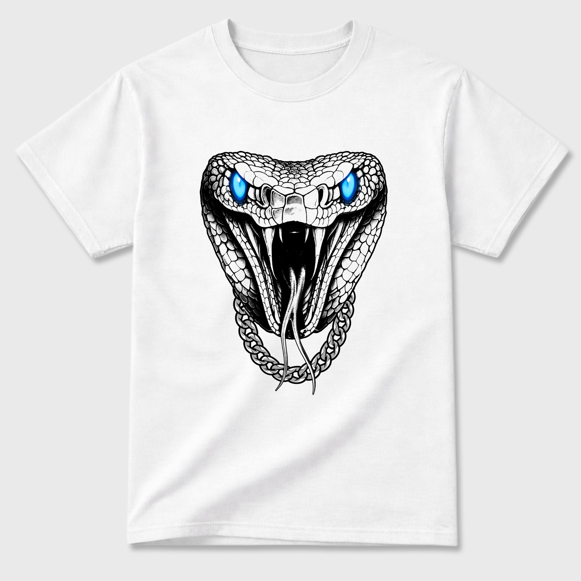 Sneaker match tees – Sneaker Tees To Match Air Jordan 11 University Blue Shoes – Venom Chain Tee White 2