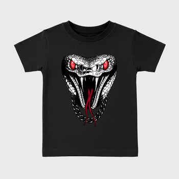 Sneaker match tees – Sneaker Tees To Match Air Jordan 4 Toro Bravo Shoes – Venom Chain Kids T-Shirt Black 2