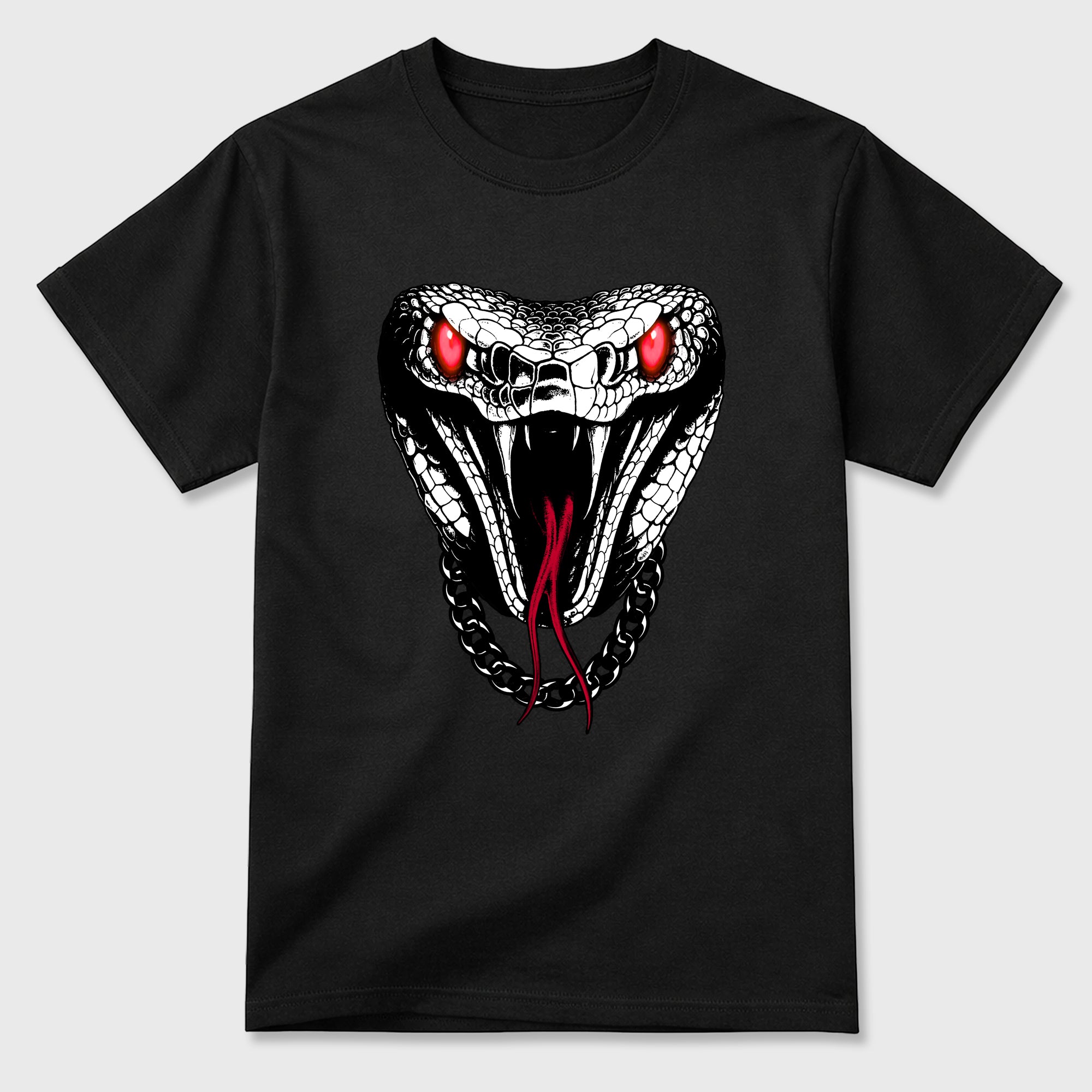 Sneaker match tees – Sneaker Tees To Match Air Jordan 4 Toro Bravo Shoes – Venom Chain Tee Black 2