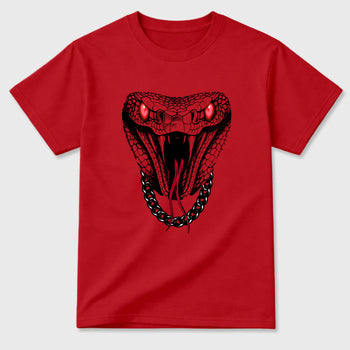 Sneaker match tees – Sneaker Tees To Match Air Jordan 4 Toro Bravo Shoes – Venom Chain Tee Red 2