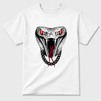 Sneaker match tees – Sneaker Tees To Match Air Jordan 4 Toro Bravo Shoes – Venom Chain Tee White 2
