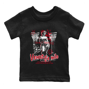 1s '85 Bred shirts to match jordans Venus De Milo best t shirts to wear with jordans AJ1 Retro High OG '85 Bred match shoes to clothes SNRT Sneaker Tees Youth Baby Black 2 tee