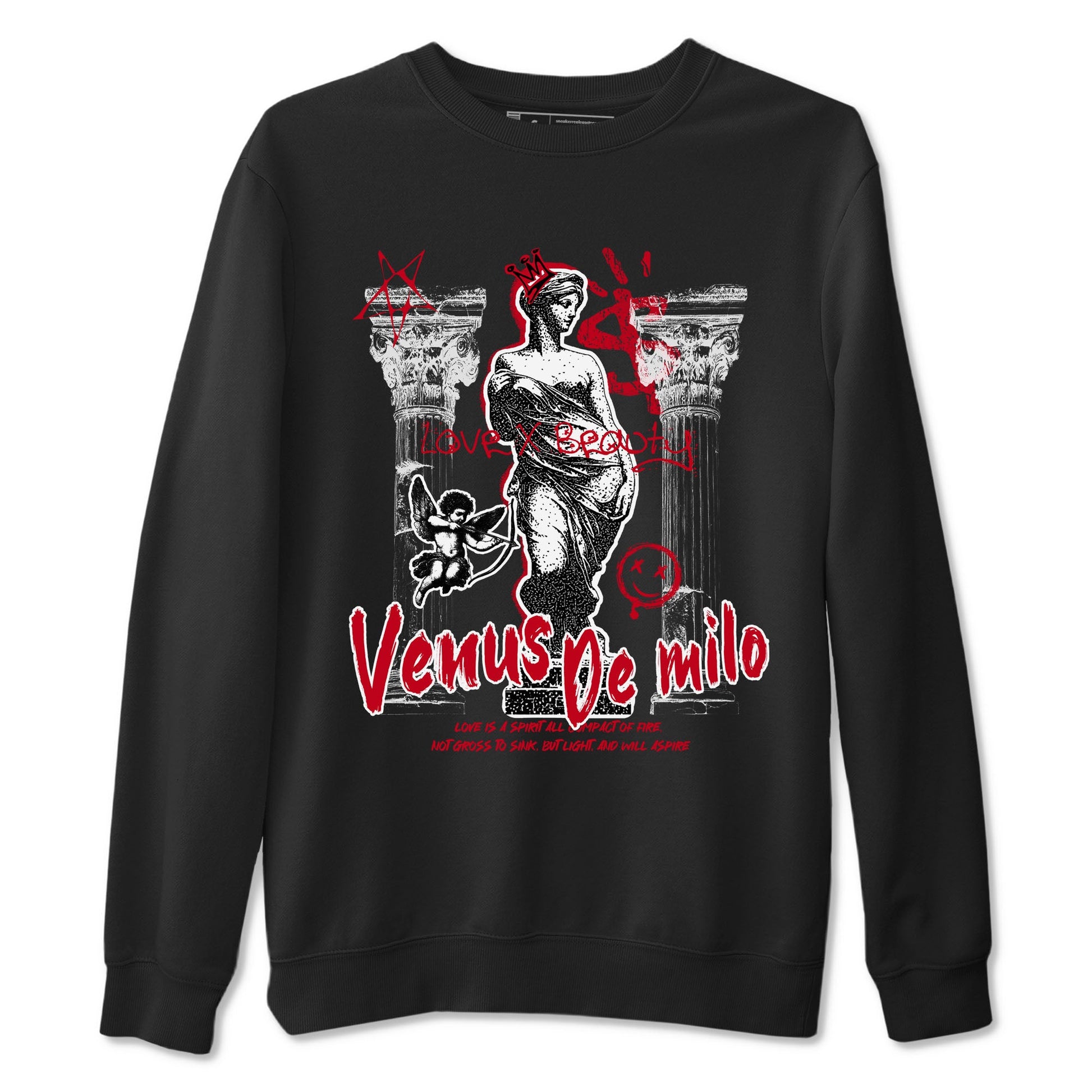 1s '85 Bred shirts to match jordans Venus De Milo best t shirts to wear with jordans AJ1 Retro High OG '85 Bred match shoes to clothes SNRT Sneaker Tees unisex cotton Black 2 shirts