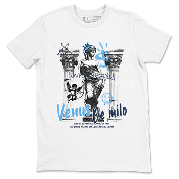1s Obsidian shirts to match jordans Venus De Milo shirts to match Jordans AJ1 Retro Low OG Obsidian match shoes to clothes SNRT Sneaker Tees unisex cotton White 2 shirts