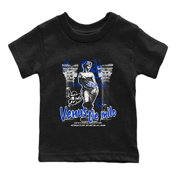 12s Blueberry shirts to match jordans Venus De Milo best t shirts to wear with jordans Air Jordan 12 Retro Blueberry match shoes to clothes SNRT Sneaker Tees Youth Baby Black 2 tee