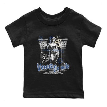 3s For The Love to match jordans Venus De Milo best t shirts to wear with jordans A Ma Maniere x Air Jordan 3 Diffused Blue match shoes to clothes SNRT Sneaker Tees Youth Baby Black 2 tee