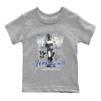 3s For The Love to match jordans Venus De Milo best t shirts to wear with jordans A Ma Maniere x Air Jordan 3 Diffused Blue match shoes to clothes SNRT Sneaker Tees Youth Baby Heather Grey 2 tee