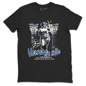 3s For The Love to match jordans Venus De Milo best t shirts to wear with jordans A Ma Maniere x Air Jordan 3 Diffused Blue match shoes to clothes SNRT Sneaker Tees unisex cotton Black 2 shirts
