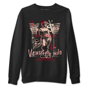 3s Valentines Day shirts to match jordans Venus De Milo best t shirts to wear with jordans Air Jordan 3 Valentines Day match shoes to clothes SNRT Sneaker Tees unisex cotton Black 2 shirts