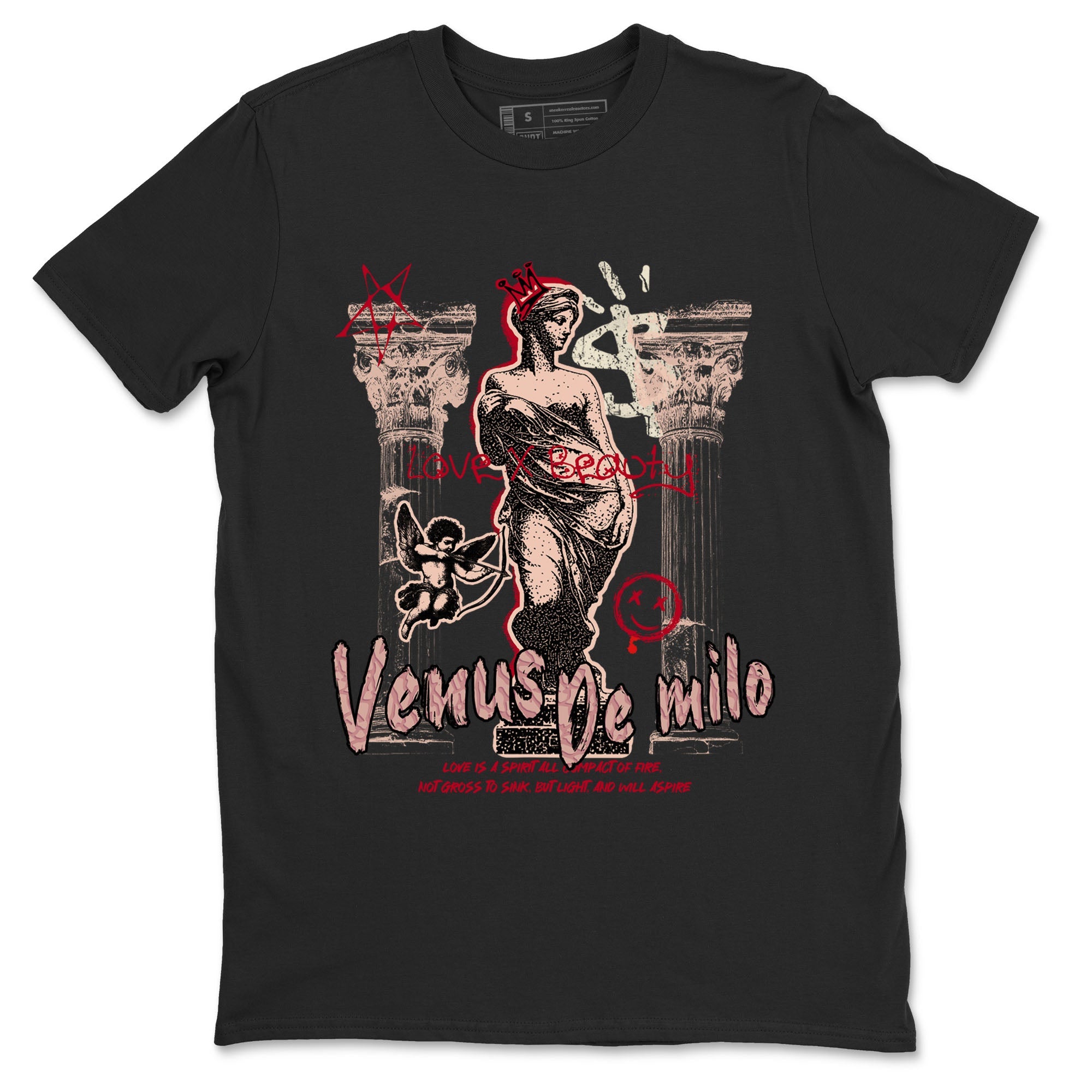 3s Valentines Day shirts to match jordans Venus De Milo best t shirts to wear with jordans Air Jordan 3 Valentines Day match shoes to clothes SNRT Sneaker Tees unisex cotton Black 2 shirts