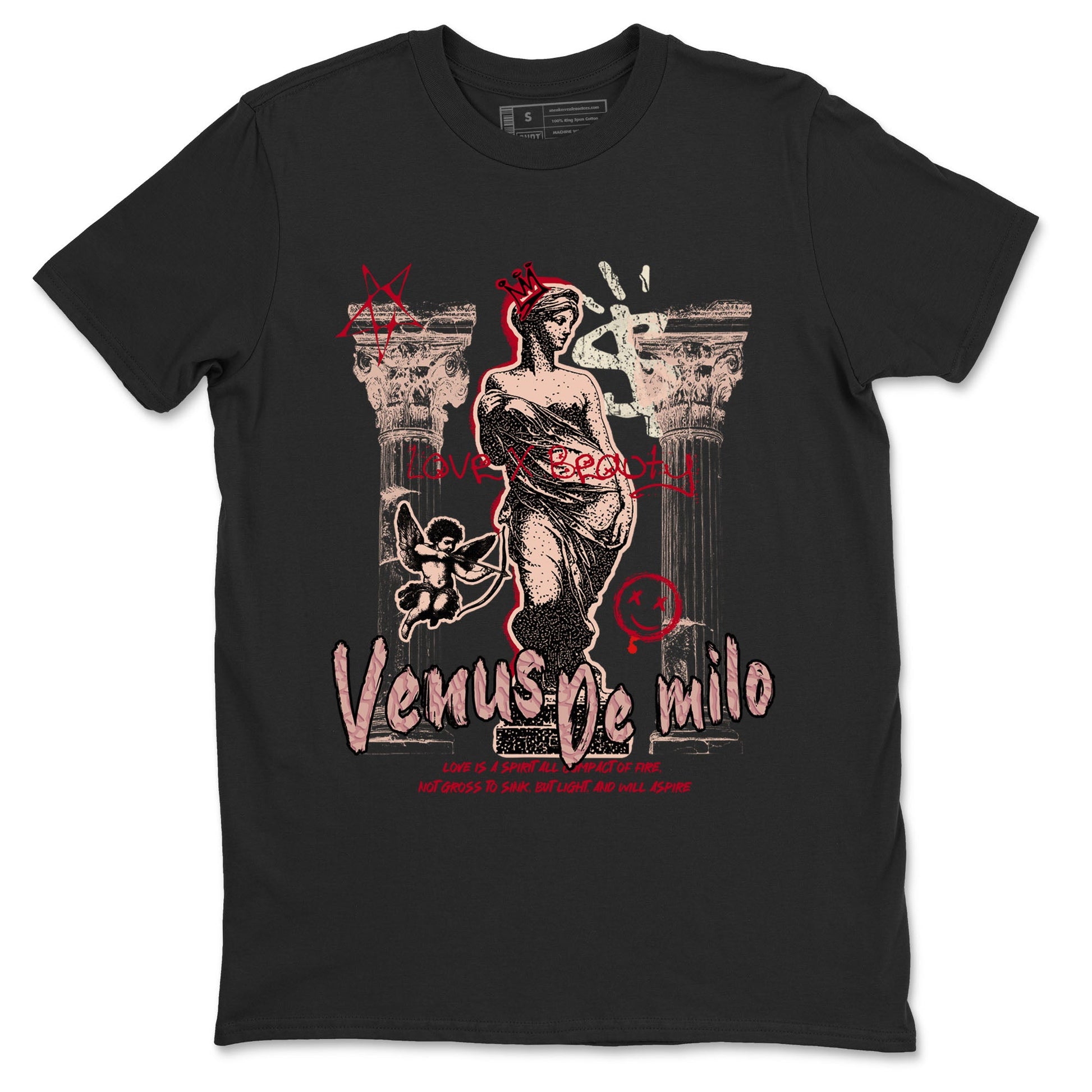 3s Valentines Day shirts to match jordans Venus De Milo best t shirts to wear with jordans Air Jordan 3 Valentines Day match shoes to clothes SNRT Sneaker Tees unisex cotton Black 2 shirts