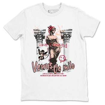 3s Valentines Day shirts to match jordans Venus De Milo best t shirts to wear with jordans Air Jordan 3 Valentines Day match shoes to clothes SNRT Sneaker Tees unisex cotton White 2 shirts