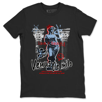 5s Black Metallic Reimagined shirts to match jordans Venus De Milo best t shirts to wear with jordans AJ5 Retro OG Reimagined match shoes to clothes SNRT Sneaker Tees unisex cotton Black 2 shirts