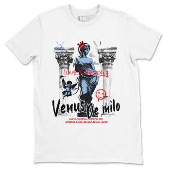 5s Black Metallic Reimagined shirts to match jordans Venus De Milo best t shirts to wear with jordans AJ5 Retro OG Reimagined match shoes to clothes SNRT Sneaker Tees unisex cotton White 2 shirts