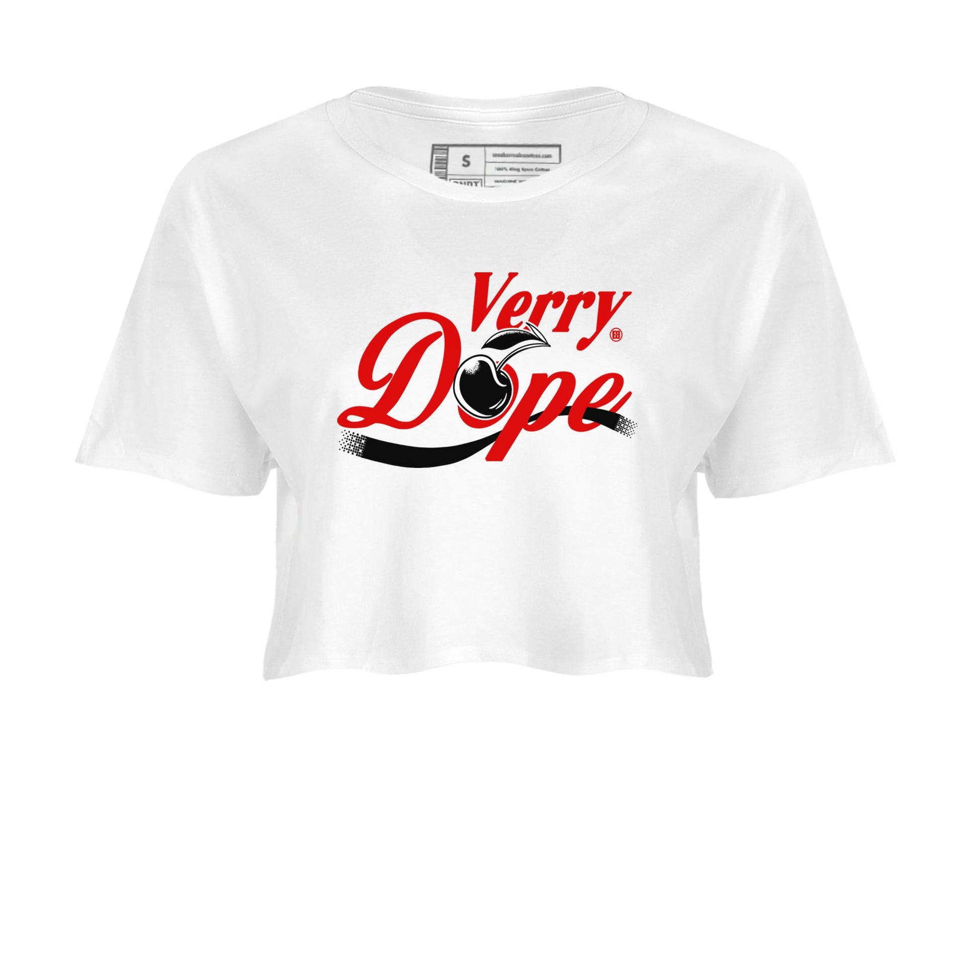 1s Black Toe Reimagined shirts to match jordans Verry Dope sneaker match tees Air Jordan 1 Retro High Black Toe Reimagined match shoes to clothes SNRT Sneaker Tees unisex cotton White 2 crop tee