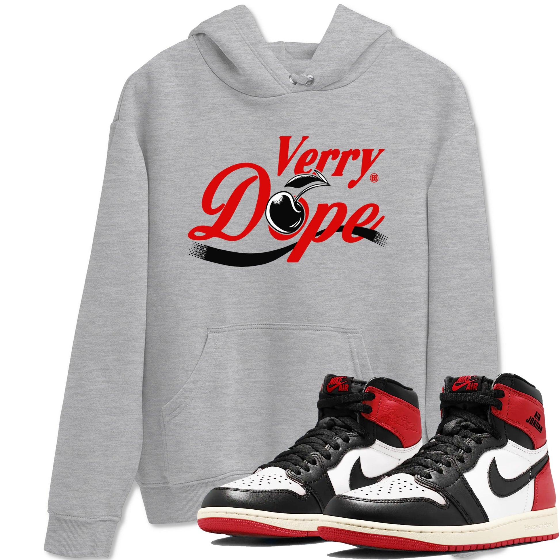 1s Black Toe Reimagined shirts to match jordans Verry Dope sneaker match tees Air Jordan 1 Retro High Black Toe Reimagined match shoes to clothes SNRT Sneaker Tees unisex cotton Heather Grey 1 shirts