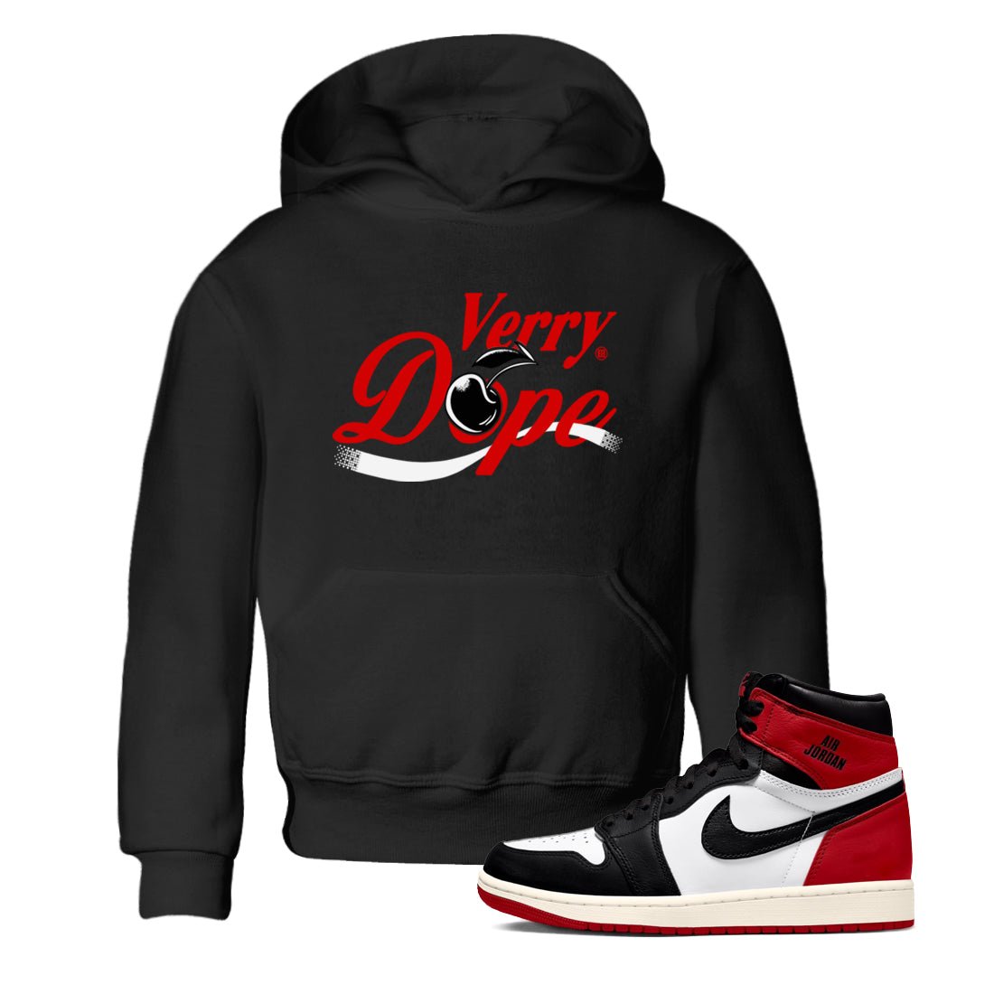 1s Black Toe Reimagined shirts to match jordans Verry Dope sneaker match tees Air Jordan 1 Retro High Black Toe Reimagined match shoes to clothes SNRT Sneaker Tees Youth Baby Black 1 tee