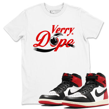 1s Black Toe Reimagined shirts to match jordans Verry Dope sneaker match tees Air Jordan 1 Retro High Black Toe Reimagined match shoes to clothes SNRT Sneaker Tees unisex cotton White 1 shirts