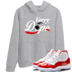 11s Cherry shirts to match jordans Verry Dope sneaker match tees Air Jordan 11 Retro Cherry match shoes to clothes SNRT Sneaker Tees unisex cotton Heather Grey 1 shirts